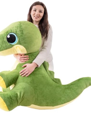 Jrystar 31" Large Dinosaur Stuffed Animals for Boys, Soft Jumbo Trex Plush Toys, Big Stuffed Dinosaur Plushie, Giant Dino Plush Toys, Gifts for Kids Girls Adults on Birthday Children's Day Christmas