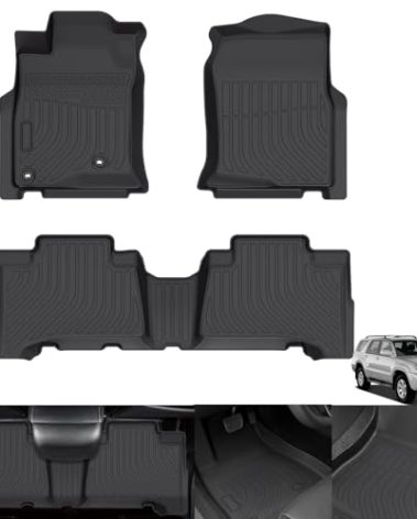 Floor Mats for Toyota 4Runner 2003-2009, Custom Fit TPE All Weather Protection Floor Liners, Non-Slip Waterproof Floor Mat, Car Accessories for 4th gen 4runner Floor Mat (FIT Both for 5&7 Seats)