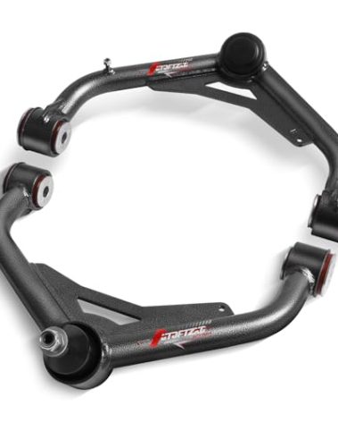 Autoptzxd 2-4" Lift Front Upper Control Arms for 2000-2010 Chevy Silverado 2500HD 3500HD, Adjustable Tubular Suspension Arms Compatible with GMC Sierra 2000-2010/ Hummer H2 2003-2009, 2Pcs