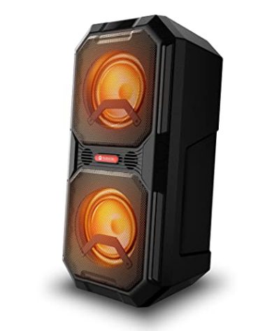 Motorola ROKR 820 Bluetooth Portable Speaker, Karaoke Machine with Microphone, Powerful Subwoofer, LED Dance Lights - 80W, 20 hrs Playtime, IPX4, Perfect for Indoor/Outdoor Party
