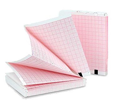 Zoll DM3, M-SERIES - 90MM x 90MM (200 Sheets) Red, OEM: 8000-80003, Z-FOLD (Pack of 10 Pads)