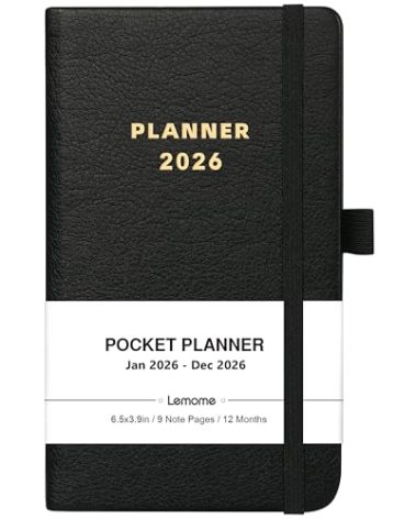 2026 Pocket Planner - 2026 Pocket Calendar for Purse, Jan. 2026 - Dec. 2026, 6.4'' x 3.8''