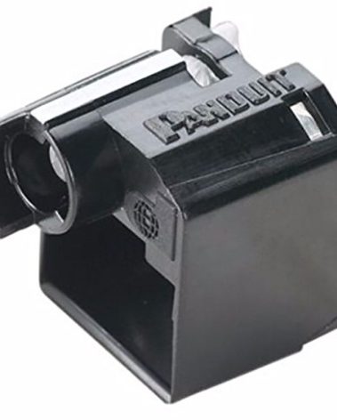 Panduit PSL-DCPLRX-BL Recessed RJ45 Plug Lock-In Device, 10 Devices and 1 Installation/Removal Tool, Polycarbonate