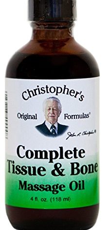 Christopher’s Original Formulas Complete Tissue & Bone Massage Oil, 4 fl oz | Herbal Topical Oil for Massage & Skin Care