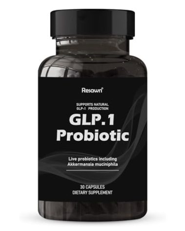 MAPUG GLP-1 Probiotic 30 Capsules - 500M AFU Multi-Strain Probiotic + Prebiotic, Naturally Support GLP-1 Production & Curb Appetite, Delayed Release, Third-Party Tested, for Men & Women (1-Pack)
