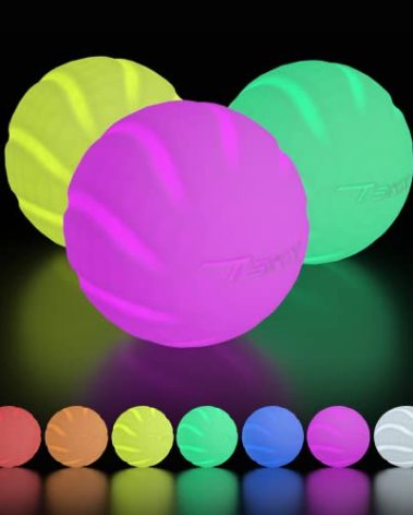 TSKX LED Juggling Balls Light up Juggling Balls Glow Balls Juggling in The Dark USB Rechargeable Juggling Balls for Biginners and Professionals 3 Packs 90g 3.2oz