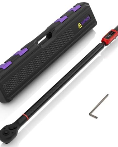 ANPUDS Digital Torque Wrench 3/4" Drive, 6.6-442.9 Ft.lb/9-600Nm, Carbon Fiber Tube, ±1% Accuracy, Heavy Duty Precision Torque Wrench Digital for Automotive, Trucks, Industrial & Mechanical Repairs
