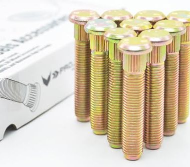 Project Innovation 63mm Long Extended Wheel Lug Studs Wheel Bolts Compatible with Accord m12x1.5x63 Year 1990-2021 1 Set 10pcs, Gold