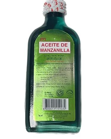ACEITE DE MANZANILLA - ANTIFLATULENT 50ml GENUINE (NEW STOCK)