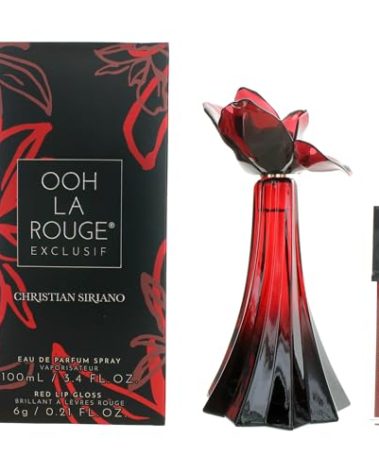 Ooh La Rouge Exclusif by Christian Siriano for Women - 2 Pc Gift Set 3.4 oz EDP Spray, 0.21oz Red Lip Gloss