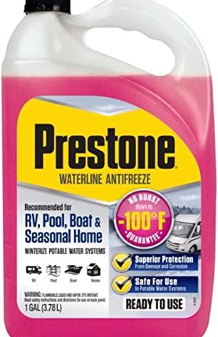 Garden at Home RV/Waterline Antifreeze RVs, Pools, Boats and Seasonal Homes - 1 gal (-100° F), Pink