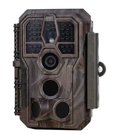 GardePro E5S Trail Camera (Non-Cellular, Non-WiFi), 64MP Photo & 1296P HD Video, 0.1s Trigger, 100ft No-Glow Night Vision, Motion Activated Wildlife Camera