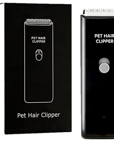 Grimgrow Dog Cat Home Hair Waterproof Clipper Portable Electric USB Rechargeable Pet Grooming Tools Low Noise Shaver Cordless Trimmer for Small and Large Pets