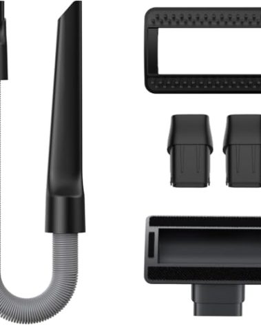 Fanttik Flexible Hose and Pet Brush Vacuum Attachments for Car Vacuum and Handheld Vacuum Cordless, Fits for V10 Mate, V10 APEX, V10 Ultra, Deep Cleaning for Car Detailing Home, Pet Hair