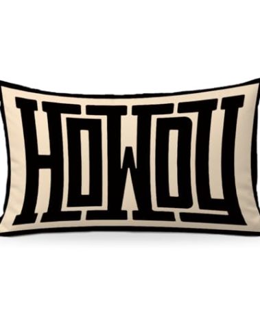 uinwk Howdy Pillow Cover 12x20, Western Southwestern Throw Pillows Cover for Cowgirl Cowboy Room Bedroom College Dorm Decor, Western Decor for Home