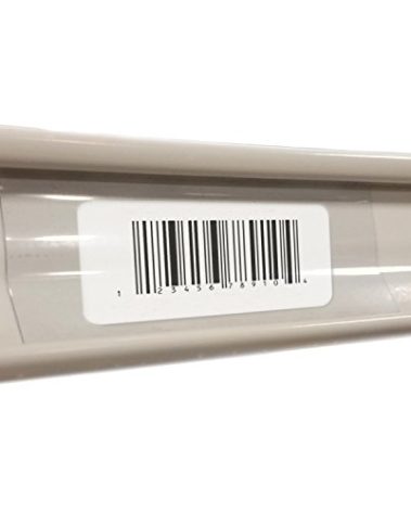 1500 Clear Plastic Gondola Shelving Ticket Molding Insert Strips 2.5" x 1.25"