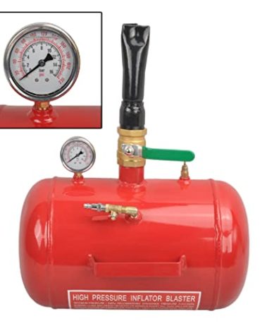 BATONECO Tire Bead Seater 145PSI Blaster Tool 5 Gallon Air Tire Seating Blaster Inflator Wheel Seating Tool Inflator Tank for Car Truck ATV Tank - Red