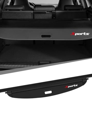 JHGFVC Cargo Cover for Hyundai Tucson 2026 2025-2022 Accessories, Anti-Peeping Trunk Cargo Cover Luggage for Hyundai Tucson Accessories Retractable Rear No Gap Security Shielding Shade