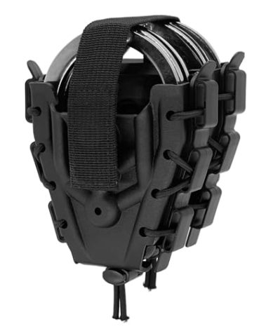 Molle Double Handcuff Pouch, Cuff Case for Duty Belt, Fit Handcuff Holder for Duty Belt and Handcuffs Holster