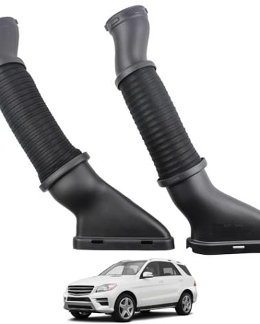 YzusGomumu Pair Left & Right Air Intake Hose Air Inlet Duct Compatible With 2012-2018 Mercedes-Benz GL450 GL550 GL63 GLE63 GLS550 GLS63 ML550 ML63 AMG Replaces 2780902482 2780902582