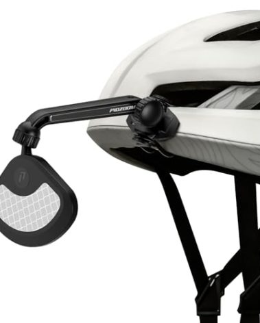 PIDZOOM Bike Helmet Mirror for Cycling- 360° Adjustable and Rotatable Safe Rearview Mirror for Bicycle Riding Accessories and Other Outdoor Activities, Easy to Install