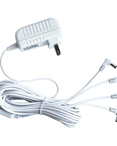 LaWana AC/DC4.5V Adapter Lighted Accessory Compatible with Lemax # 94566 94563 94564 94565 74227 74706 Replacement for Christmas Micro Lighting Building Decoration