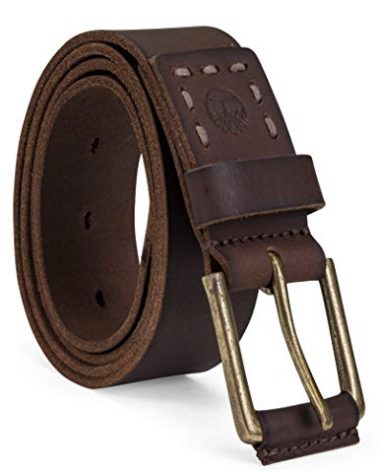 Timberland Big and Tall Casual Leather Classic Men Everyday Belts, Dark Brown, 48