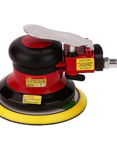 Professional Air Random Orbital Palm Sander, Dual Action Pneumatic Sander, Low Vibration, Heavy Duty