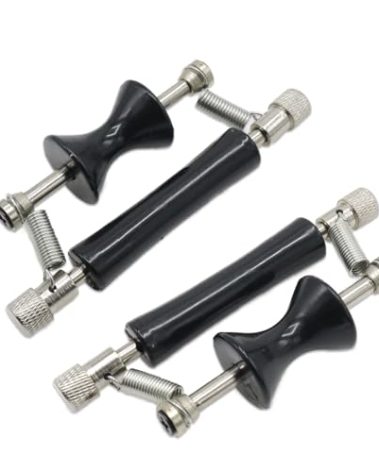 CashBeat 2-Pack Guitar Adjustable Rolling and Sliding Capo, Rubber and Stainless Steel, Tuning Tone Control for Acoustic, Electric Guitar, Ukulele, Mandolin, Banjo