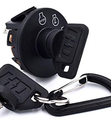 Starter Ignition Switch Fits Toro Time Cutter (NOT FOR ZZ MODELS) SS3200 SS3216 SS3225 SS4200 SS4216 SS4225 SS4235 SS4250 SS4260 SS5000 Plus 2 Protective Umbrella Keys & Carabiner TimeCutter Keyswitch