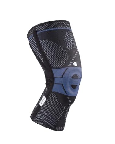 Bauerfeind - GenuTrain P3 - Patella Knee Support - For Misalignment of the Kneecap - Left Knee - Size 1 - Color Black