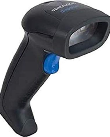 Datalogic Scanning QD2131-BKK1S QuickScan I QD2131 Handheld Barcode Scanner, 1D Linear Imager, Cable/Stand Kit, USB, Black
