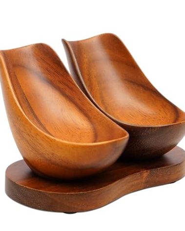 RAW HYD Walnut Tobacco Pipe Stand – Elegant Wooden Smoking Pipe Holder with Sturdy, Stable Base – Classic Tobacco Accessories for Home, Office, or Collector Display – Ideal Gift for Pipe Enthusiasts