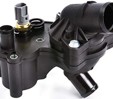 BOXI 902-860 Thermostat Housing Kit Assembly with Sensor Fits for Ford Explorer & Mercury Mountaineer 2002 2003 2004 2005 2006 2007 2008 2009 2010 (V6 4.0L ONLY) OE: 2L2Z8592AA 2L2Z8592BA 2L2Z8592BB