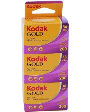Kodak Gold 200 Foil Vertical Pack of 3 GB135-36