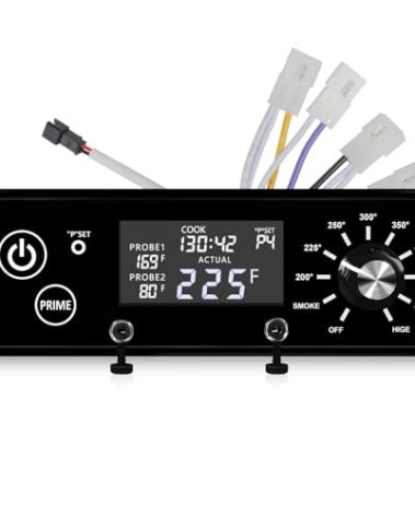 AC03P9 PB1100PS1 Control Board, Compatible with Pit Boss 1100PS1, PB820, Pro 1100, 550 Navigator, PB440D2, PB1150G, PB850G and PB550G Wood Pellet Grill/Smoker, Control Panel with LCD Display