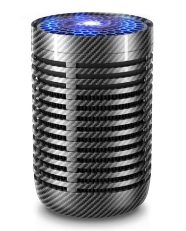 Car Air Purifier, Air Purifier for Car with True HEPA Filter Clean Air,Eliminate Dust,Odor,Portable Car Accessories Built-in Air Freshener and Perfume Diffuser for Traveling, Home, Office Use