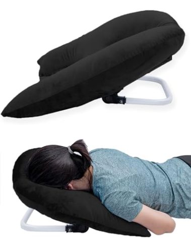 Face Down Pillow After Eye Surgery, Adjustable Height Prone Prone Pillow Face Down Sleep, Retina Lying Pillow, Vitrectomy Macular Hole Retinal Detachment Recovery Equipment Eye Surgery Support