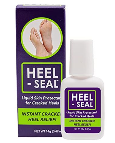 Heel-Seal - New Larger Size, 3X the Applications - The #1 Liquid Skin Protectant for Cracked Heels, Cracked Feet Treatment, Liquid Bandage, Must-Have Foot Care for Cracked Feet, Foot Repair