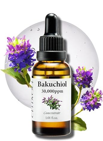 Korean Bakuchiol Concentrate DIY Mix-in Serum 30,000 ppm - High Potency Retinol Alternative | Wrinkle Reduction Skin Firming & Smoothing - Anti-Aging Sensitive Skin Vegan & Cruelty-Free Non-GMO 1 oz
