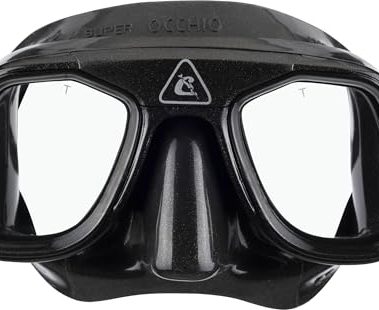 Cressi Adult 2-Window Low Volume Diving Mask | Superocchio: Made in Italy Low Volume Mask Made of Quality Silicone for a Perfect Seal | Superocchio: Made in Italy
