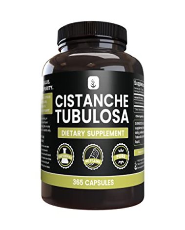 Pure Original Ingredients Cistanche Tubulosa (365 Capsules) No Magnesium Or Rice Fillers, Always Pure, Lab Verified