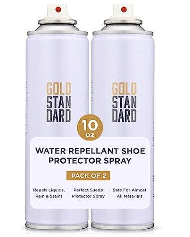 Premium Water-Repellent Shoe Protector Spray 2-Pack - Sneaker Protector Spray Waterproof Formula Repels Water & Stains from Leather, Suede, Canvas, White Shoes