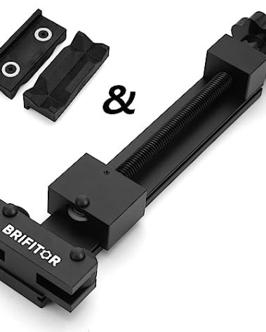 BRIFITOR Oil Filter Cutting Tool, 66490 Oil Filter Cutter, Fits filter up to 5-1/2" in diameter. With one set of Nylon Vise Jaws.