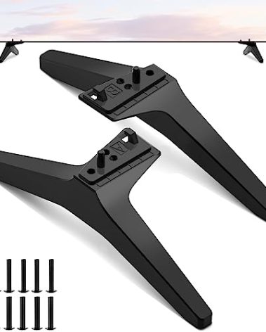 Stand for LG TV Legs Replacement, TV Stand Legs for LG TV Stand 60UM/65UM/60UN/65UN 65UM6900 65UM6950 65UM7100 65UM7300 65UN7300 65UN6950 65UN6955 60UM6900 60UM6950 60UM7100 60UN7300 60UN6950 wr Screw
