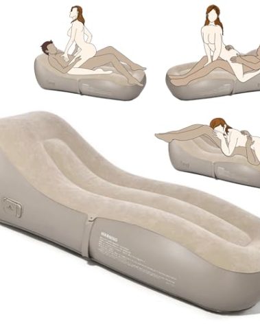 Sex Sofa Inflatable Sex Furniture with Automatic Inflation & Deflation Air Pump BDSM Bondage Chair Sex Toys Sex Bed Cushion G Spot Position Aid Adult Toys for Couple