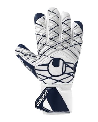 uhlsport | Supersoft HN 2025 | Goalkeeper Gloves | White/Navy/Silver (8)