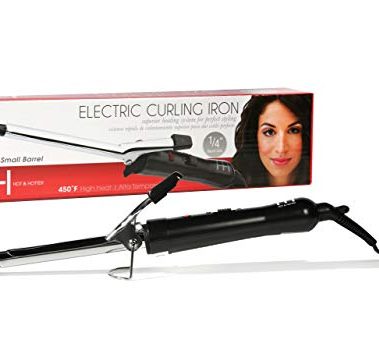 Hot & Hotter Electric Curling 1/4" Iron #5859