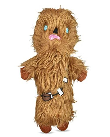STAR WARS for Pets Chewbacca Plush Bobo Dog Toy with Squeaker | Chewbacca Toy for Dogs Dog Toys, Squeaky Dog Toys, Bobo Style Dog Toys, Dog Chew Toys, 12 Inch (FF19187)