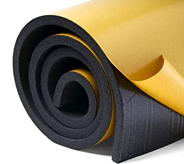 Foamzz by Big UGGLY Foam Multiple Use, Auto Boat RV Insulation Roll, Medium Density Foam Padding with Adhesive, 60” x 16” x 1/2"